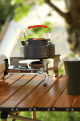 SHUFA 3'lü Kamp Tencere Seti - Alüminyum Yapışmaz Pişirme Seti - Taşınabilir Hafif Dağcılık ve Piknik Seti