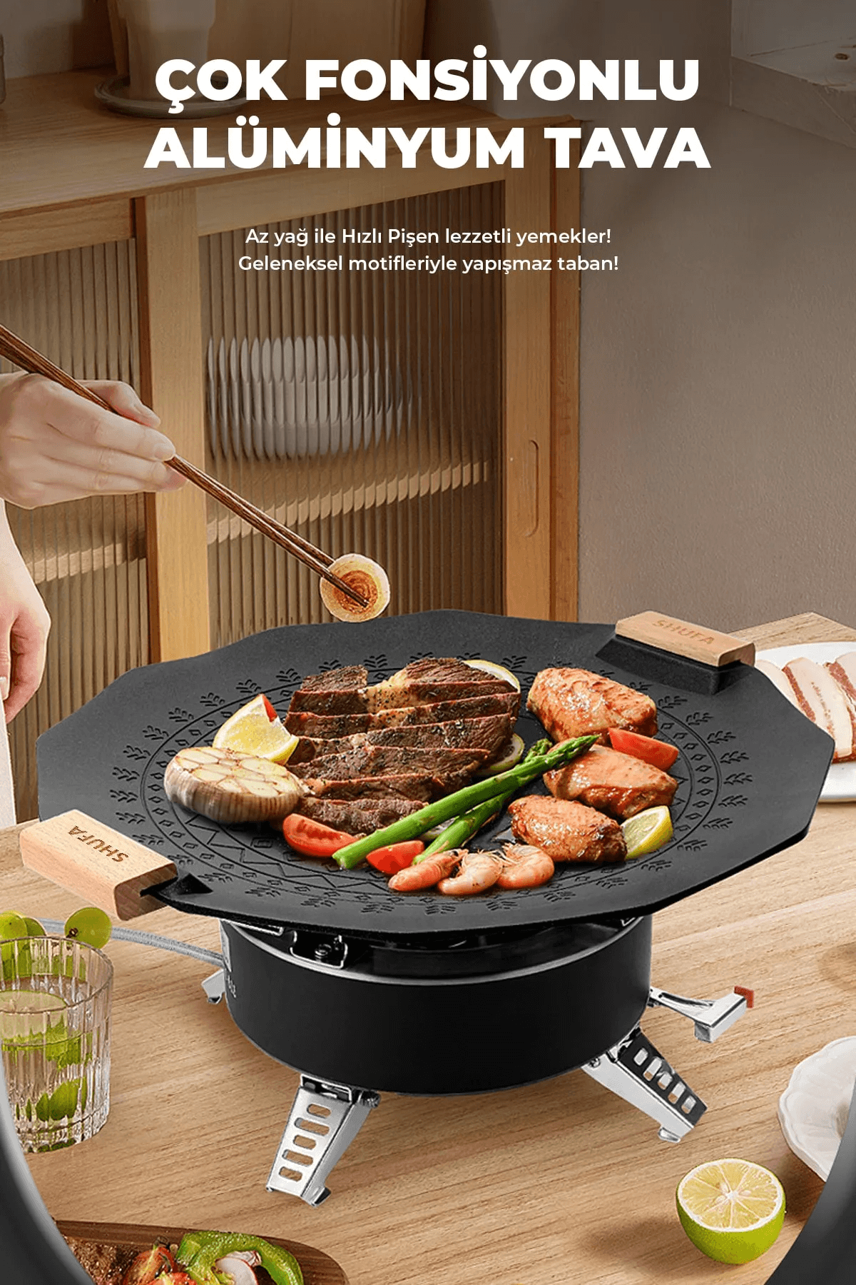 SHUFA Saç Tava - Alüminyum Döküm