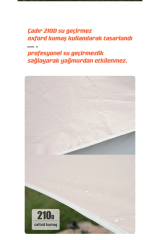 SHUFA Köşk Çadır Gölgelik Ve Çadır Bir Arada 240x240x155cm