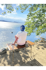 SHUFA Alüminyum Kamp Masası XXL – Katlanabilir 120*65*60cm