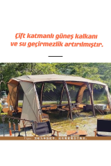 SHUFA Big Family tünel Kamp Çadırı 16-20 Kişilik