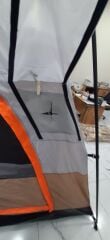 SHUFA BEJ Aile Boyu Büyük Kamp Çadırı 2 Oda 1 Salon 420*305*200 CM - ZP67 ( KUSURLU ÜRÜN )