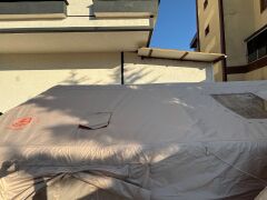 SHUFA GALAKSİ SERİSİ 17.2 Metrekare Otomatik Şişme Çadır 480*360*230CM Şeffaf Pencereli ve Kapılı Bej Renk ( KUSURLU ÜRÜN )