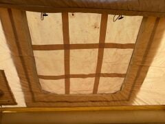 SHUFA GALAKSİ SERİSİ 17.2 Metrekare Otomatik Şişme Çadır 480*360*230CM Şeffaf Pencereli ve Kapılı Bej Renk ( KUSURLU ÜRÜN )