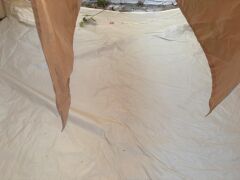 GLAMPING Family Şişme Kamp Çadırı 300*400*200 CM (BEJ) Şeffaf Pencereli ve Kapılı ( KUSURLU ÜRÜN )