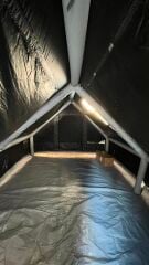 GLAMPING Family Şişme Kamp Çadırı 300*400*200 CM (YEŞİL) Şeffaf Pencereli ve Kapılı ( KUSURLU ÜRÜN )