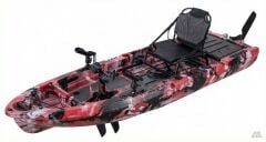 SHUFA 2,8M Parçalı Pedallı Balıkçı Kanosu, Tek Kişilik Balık Avı Kayak, 160kg Taşıma Kapasitesi