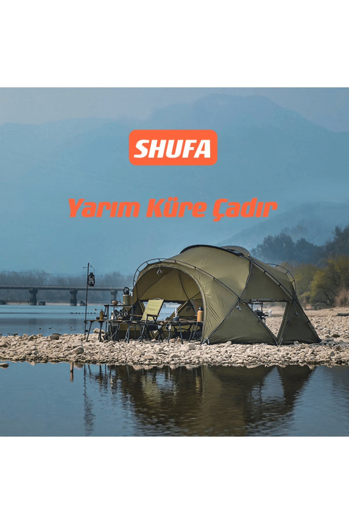 SHUFA YARIM KÜRE ÇADIR 350*300*170CM