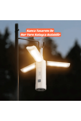 SHUFA üç yapraklı çok fonksiyonlu kamp lambası 3500 mA