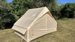 SHUFA Otomatik Şişme Çadır 4 Mevsim 6 m2 Bej Renk (şeffaf pencere yok)