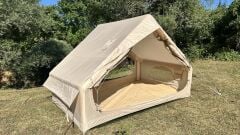 SHUFA Otomatik Şişme Çadır 4 Mevsim 6 m2 Bej Renk (şeffaf pencere yok)