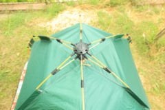 4-kişilik Otomatik Çift Katman Çift Kapılı Kamp Outdoor Plaj Piknik Çadırı 240x210x135 Cm