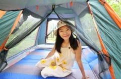 SHUFA Tam Otomatik Su Ve Rüzgar Geçirmez Gölgelikli Tenteli 4-6 Kişilik Kamp Çadırı 240*240*155cm