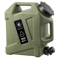 SHUFA Açık Su Konteyneri Piknik Kamp Içme Kova Depolama Taşıyıcı Yeşil 12L