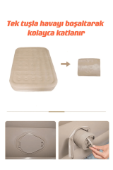 SHUFA Şişme Kendinden Elektrikli Pompalı Yatak 152x198x40 cm