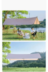 SHUFA Glamping 500*300CM Tarp Güneş ve Rüzgar Koruma Tentesi-ZP60