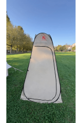 SHUFA KAMP Alanı Giyinme Duş ve Wc Çadırı Bej Renk Otomatik Açılır-ZP61
