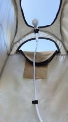 SHUFA KAMP Alanı Giyinme Duş ve Wc Çadırı Bej Renk Otomatik Açılır-ZP61