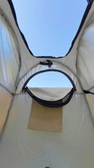 SHUFA KAMP Alanı Giyinme Duş ve Wc Çadırı Bej Renk Otomatik Açılır-ZP61