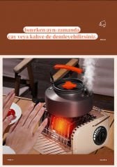 ÇOK FOKSİYONLU PORTATİF KAMP SOBASI