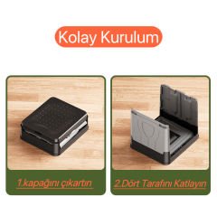 SHUFA Katlanır Portatif Tuvalet - Büyütülmüş boyut