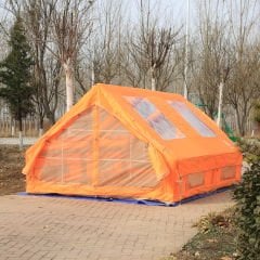 GLAMPING Family Şişme Kamp Çadırı 300*400*200 CM (TURUNCU)