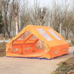 GLAMPING Family Şişme Kamp Çadırı 300*400*200 CM (TURUNCU)
