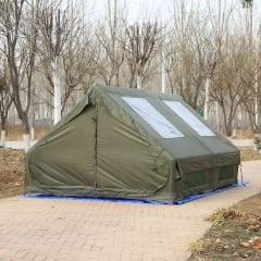 GLAMPING Family Şişme Kamp Çadırı 300*400*200 CM (YEŞİL) Şeffaf Pencereli ve Kapılı
