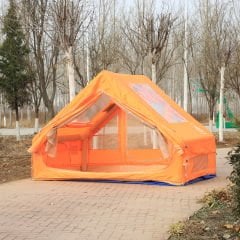 6 Metrekare Otomatik Şişme Çadır 300*200*210cm (TURUNCU)