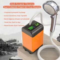 Shufa Şarjlı taşınabilir kamp duşu  (su pompası) Pil Kapasitesi: 7800 mAh