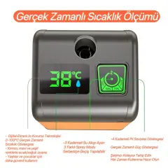 Shufa Şarjlı taşınabilir kamp duşu  (su pompası) Pil Kapasitesi: 7800 mAh