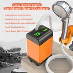 Shufa Şarjlı taşınabilir kamp duşu  (su pompası) Pil Kapasitesi: 7800 mAh