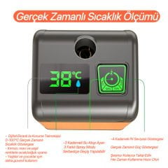 Shufa Şarjlı taşınabilir kamp duşu  (su pompası) Pil Kapasitesi: 7800 mAh