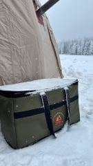 SHUFA GLAMPING 40 Lt Soğutucu Çanta Termos Piknik & Kamp Çantası – Isı Yalıtımlı, Sıcak-soğuk Tutma Özellikli