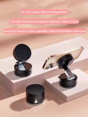 360° Dönebilen Vakumlu Mıknatıslı Telefon Tutucu – Manyetik, Yüksek Tutuşlu, Katlanabilir, Taşınabilir Stand