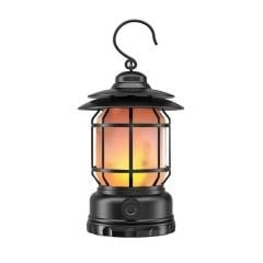 Shufa - Nostaljik Işığı Ayarlanabilir USB Şarjlı Ledli Kamp Lambası