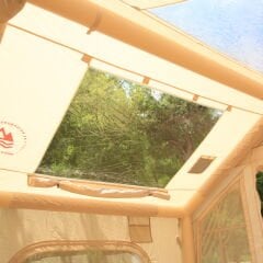 SHUFA Galaksi Serisi | 8 m² Şişme Kamp Çadırı – 4 Mevsim – Geniş & Şeffaf Tavanlı – 315x250x220 cm