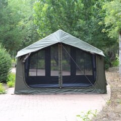 SHUFA Galaksi Serisi YEŞİL| 8 m² Şişme Kamp Çadırı – 4 Mevsim – Geniş & Şeffaf Tavanlı – 315x250x220 cm