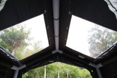 SHUFA Galaksi Serisi YEŞİL| 8 m² Şişme Kamp Çadırı – 4 Mevsim – Geniş & Şeffaf Tavanlı – 315x250x220 cm