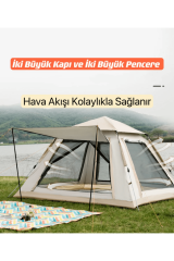 SHUFA 4 Tarafı Kare Tenteli Tam Otomatik Kamp Çadırı 240*240*155 (ikinci el)