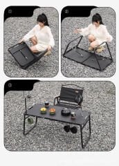 HİDROLİK Otomatik Katlanır Kamp ve Piknik Masası – Taşınabilir, Hafif ve Elde Taşınabilir