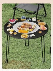 Taşınabilir Katlanır Mangal Masası - Kamp ve Piknik için